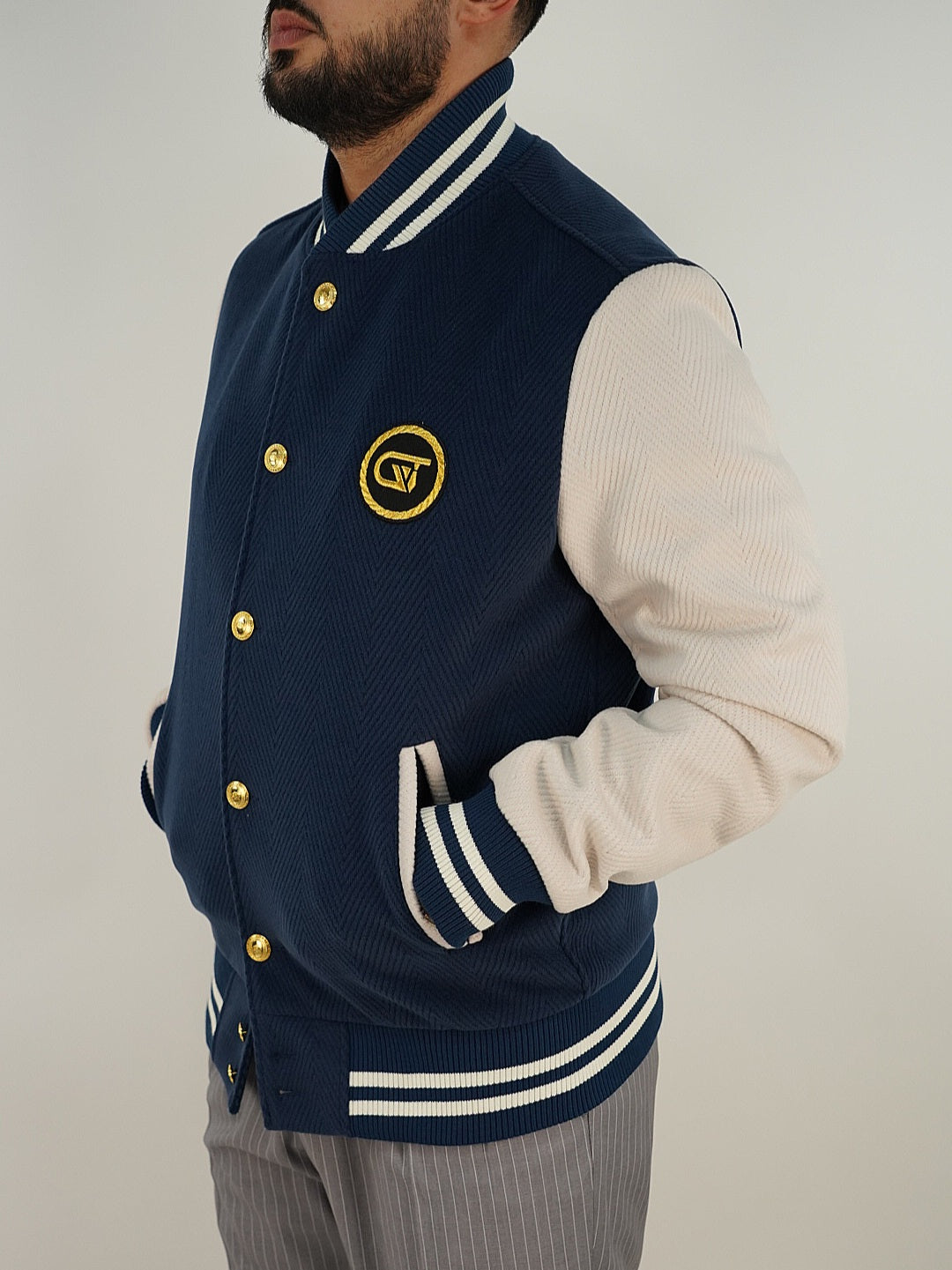 College blu e bianco