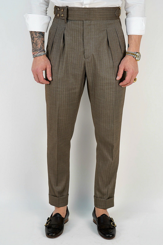 Gurkha Moro con 4 bottoni e fibbie stringenti laterali