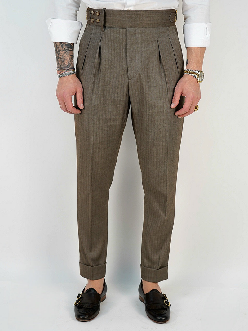 Gurkha Moro con 4 bottoni e fibbie stringenti laterali