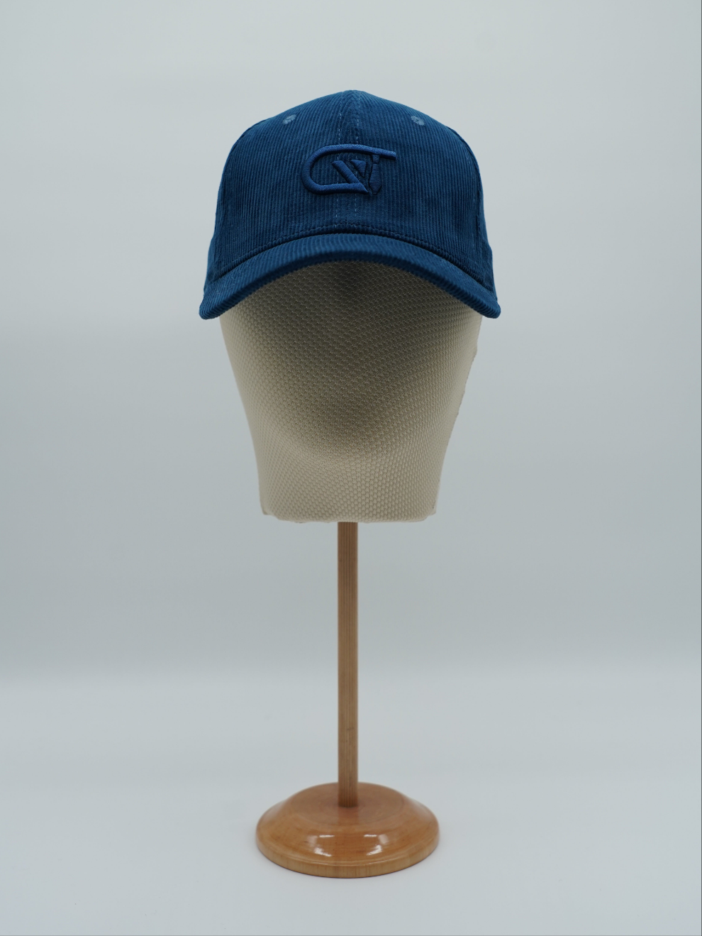 Cappello da baseball GT in velluto a coste blu