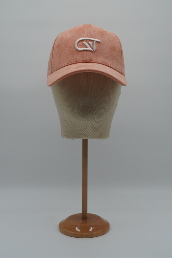 Cappello da baseball GT in camoscio salmone