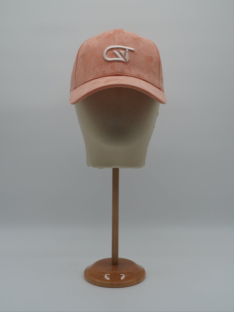 Cappello da baseball GT in camoscio salmone