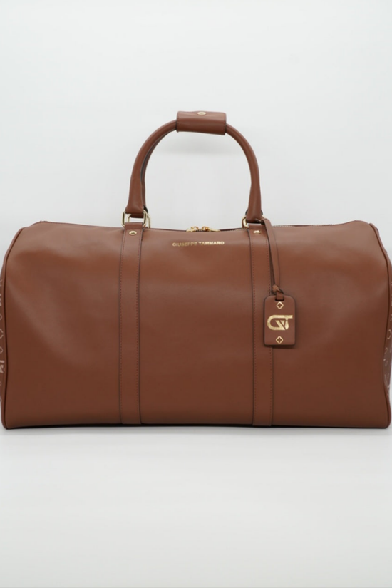 Borsa da viaggio monogram 50 cuoio