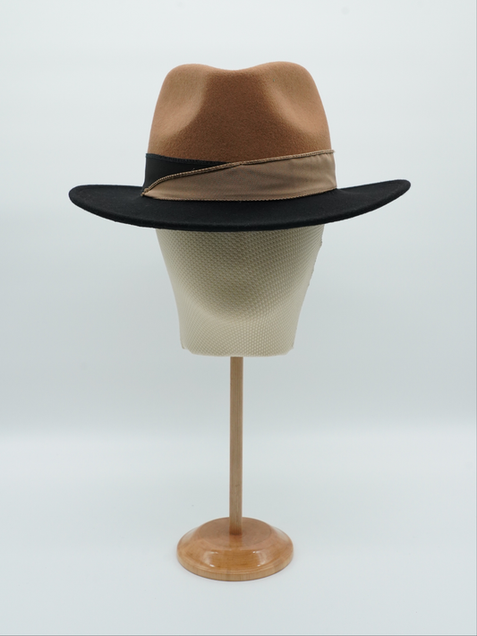 Cappello Texas Nero/Alce in feltro