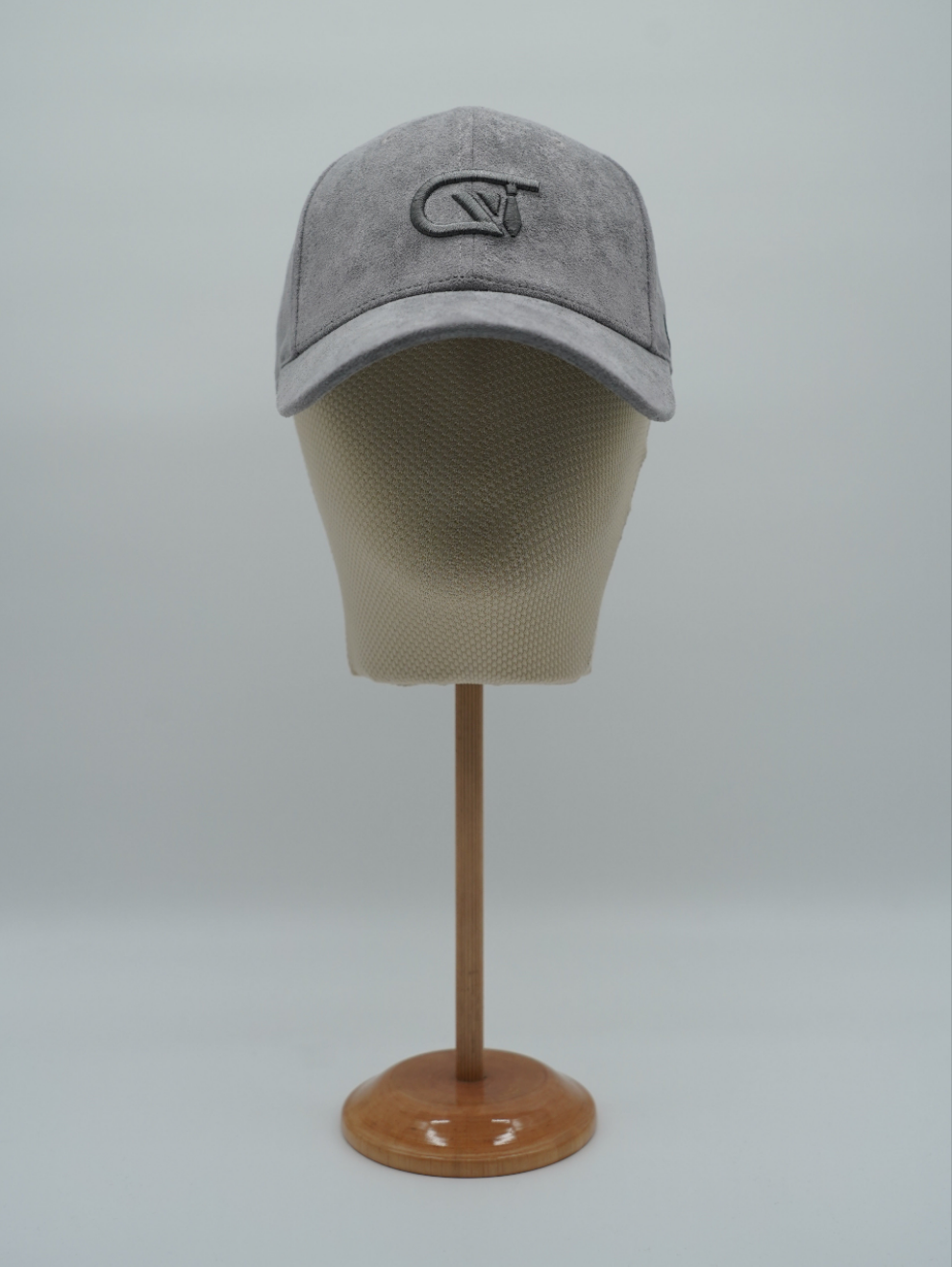 Cappello da baseball GT in camoscio grigio