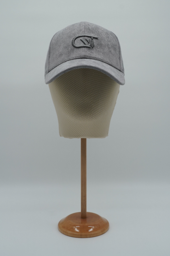 Cappello da baseball GT in camoscio grigio