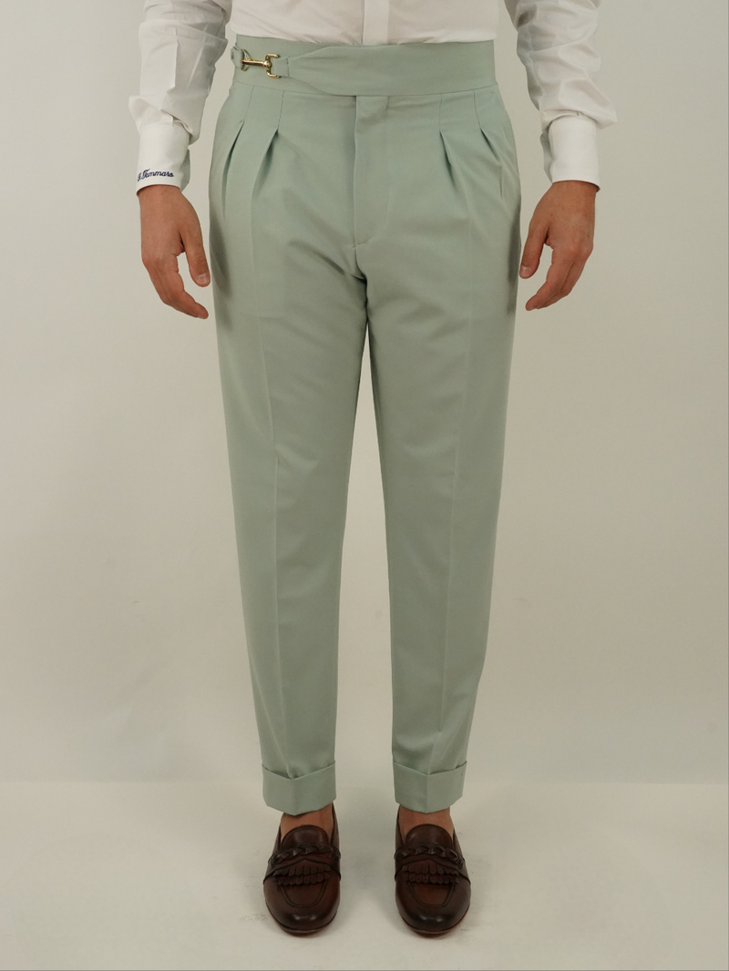 Gurkha royal verde acqua con gancio oro