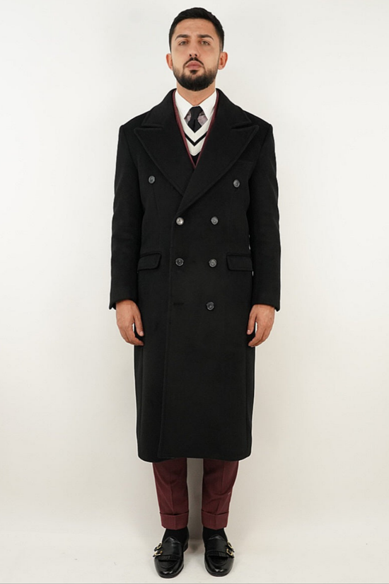 Cappotto Raglan Nero