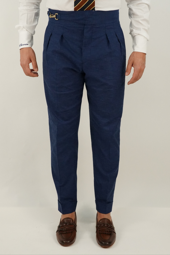 Gurkha royal fiammato blu oltremare con gancio oro