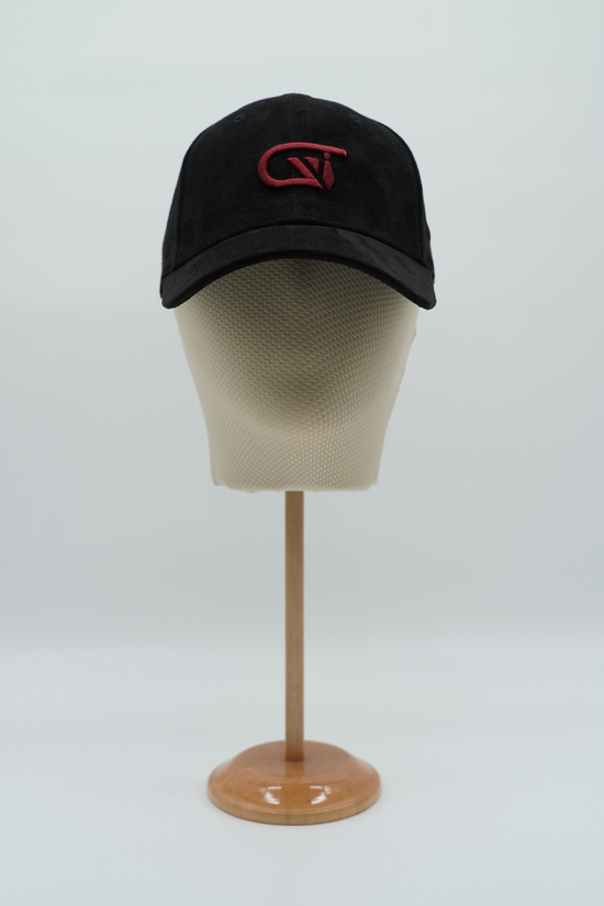 Cappello da baseball GT in camoscio nero