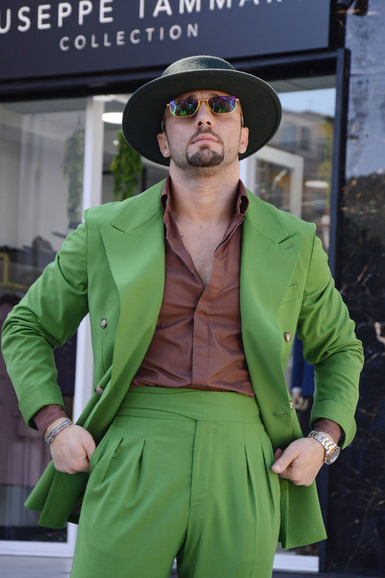 Abito Extensive Doppiopetto verde trifoglio