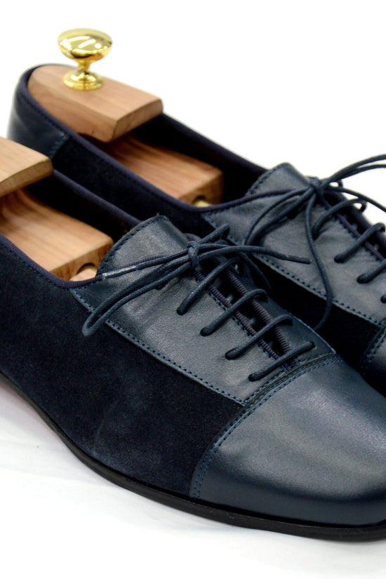 Mocassini modello bowling in pelle