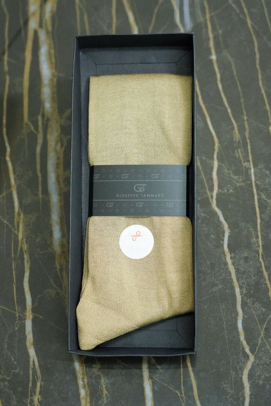 Calza Lunga Filo di Scozia - Maglia liscia | Coloniale beige