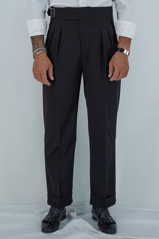 Gurkha Heritage Con Fibbia Laterale - Fondo 22/25cm | Doppia Fibbia Regolabile | Nero Corvino
