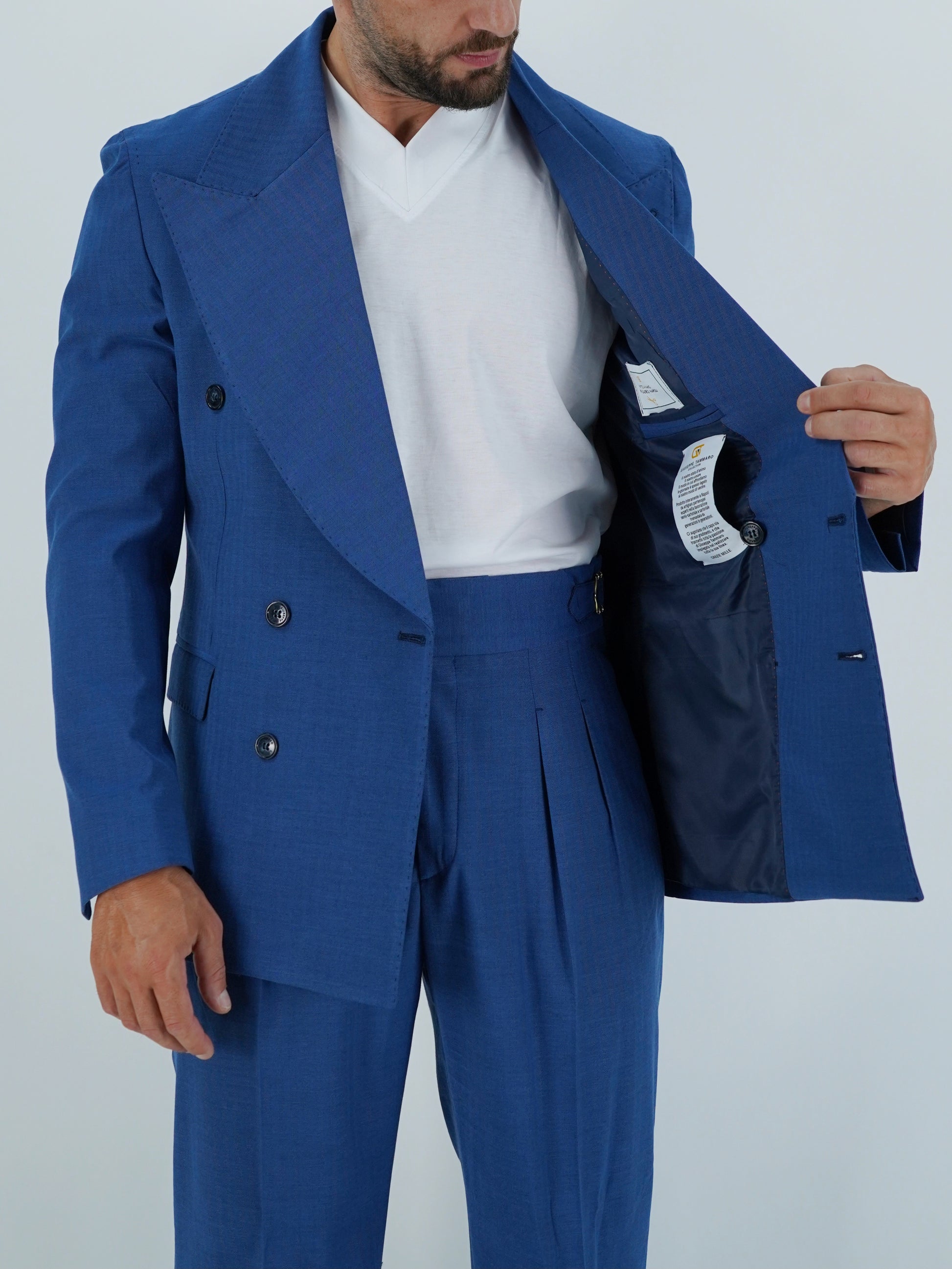 Giacca Doppiopetto Lancia - Linea Extensive | Solaro Blu Oceano