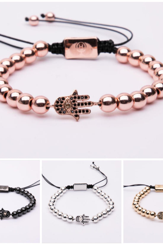 Bracciale in metallo modello mano di fatima