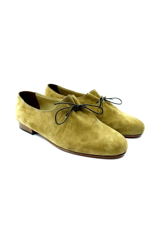 Mocassini a sacchetto in camoscio