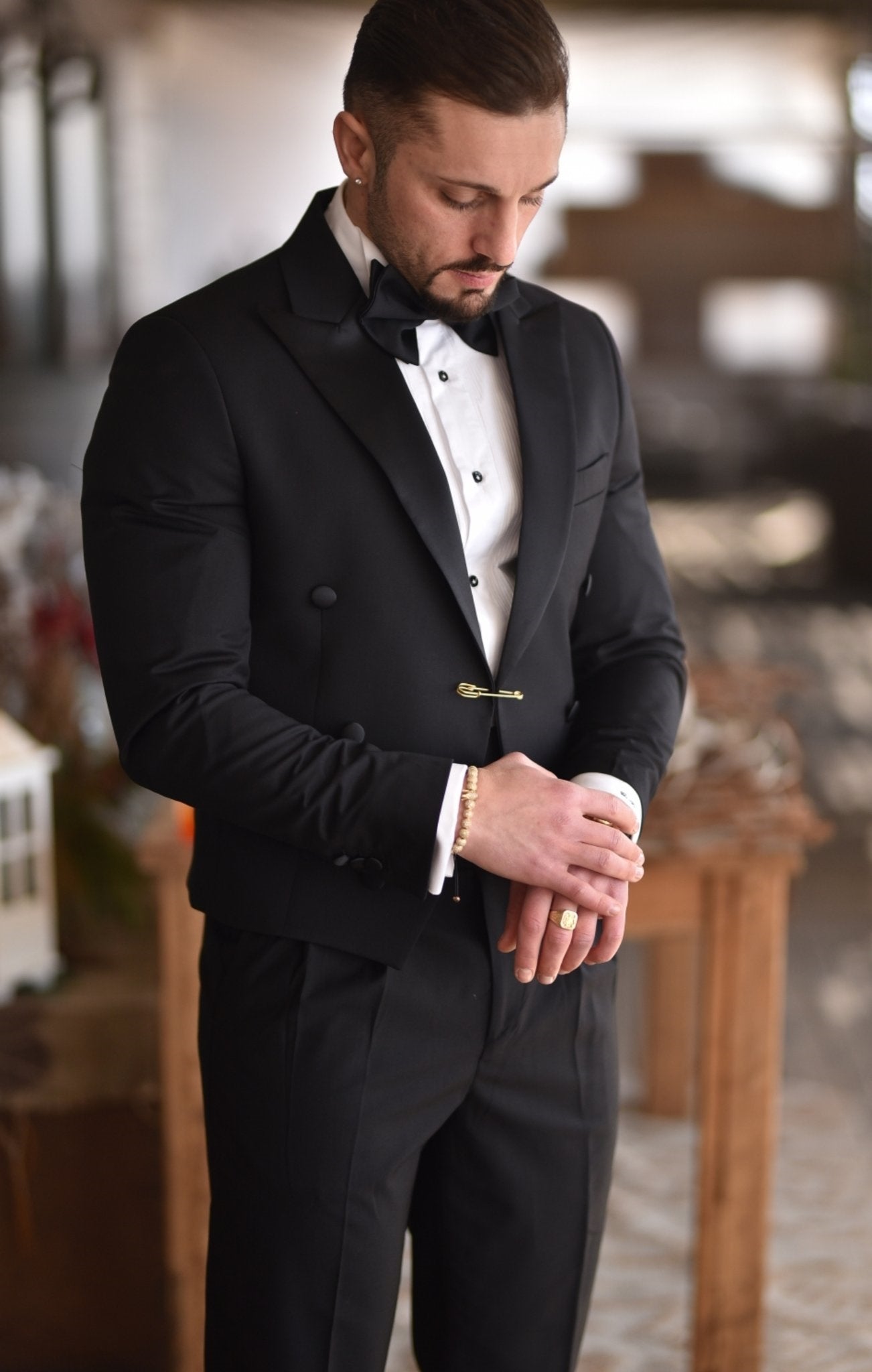 Double-breasted tuxedo