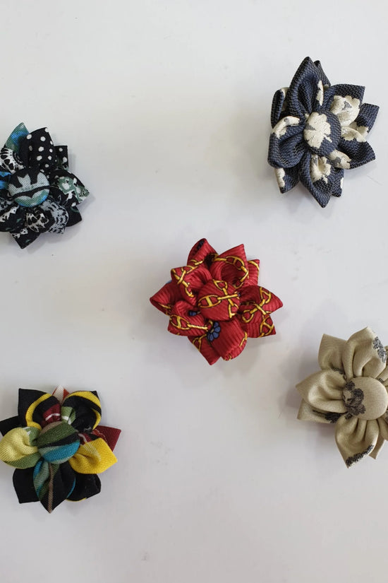 Set papillon, pochette e spilla fantasy