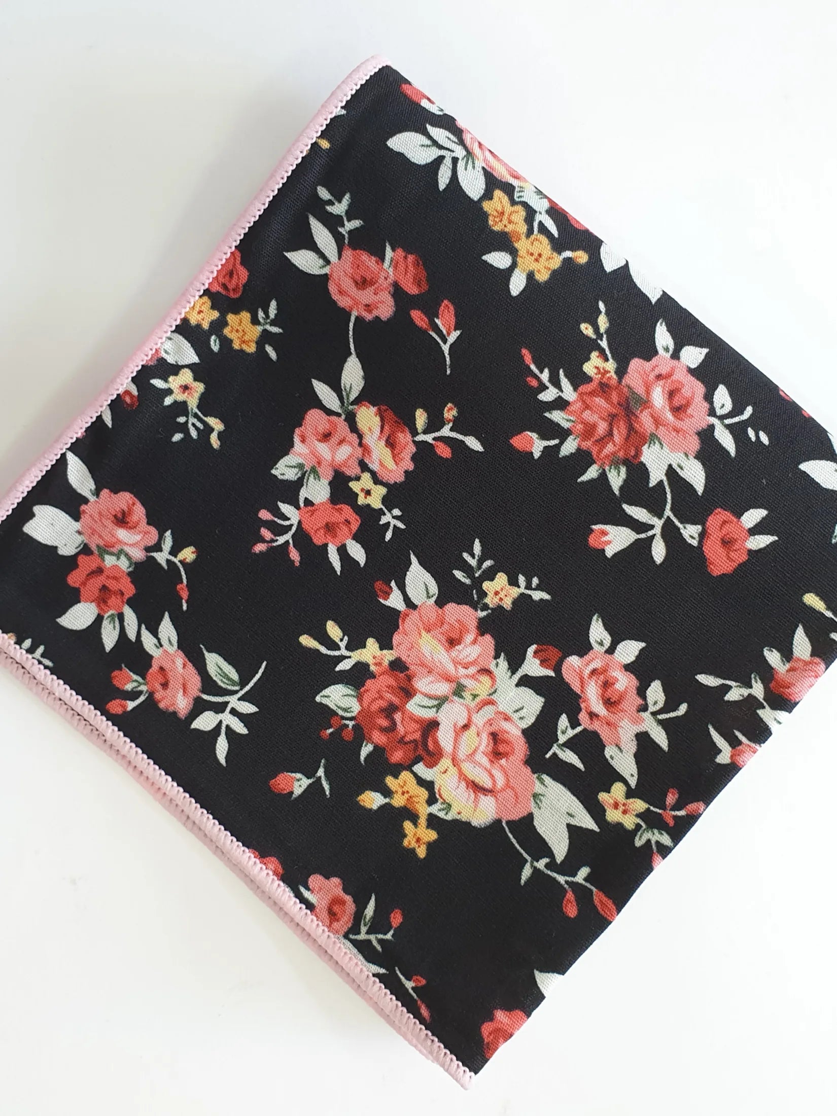 Pochette fantasy nera in cotone