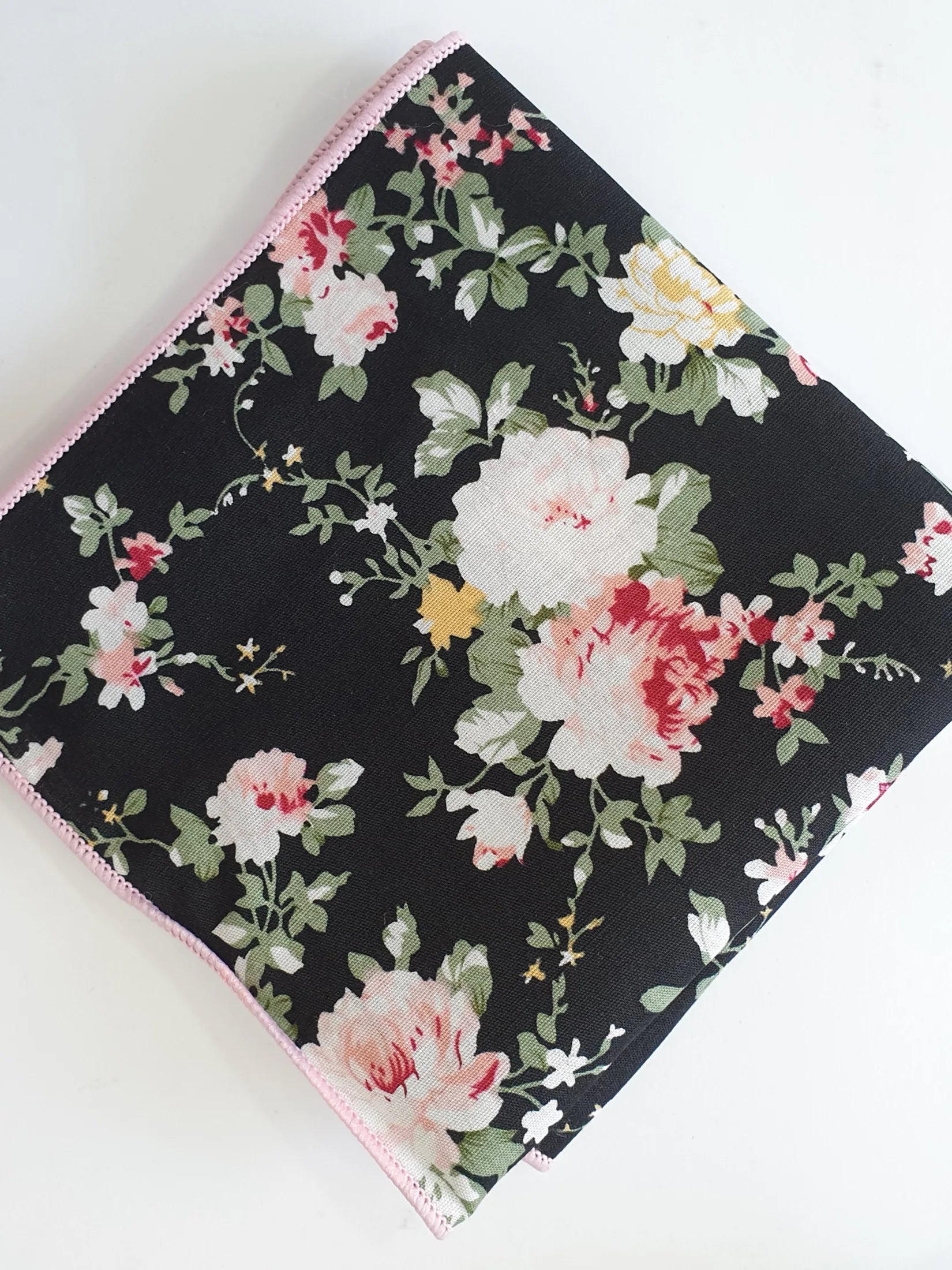 Pochette fantasy nera in cotone