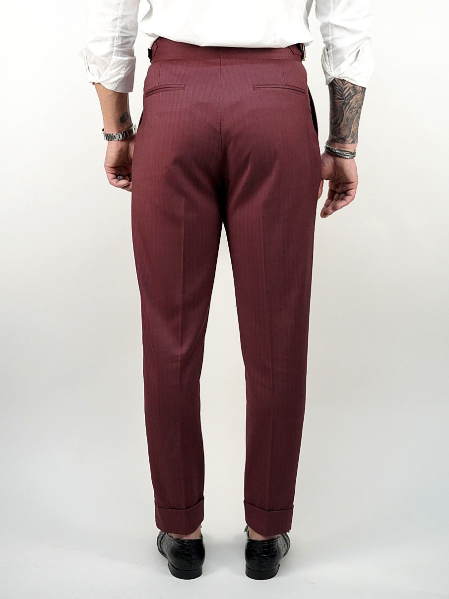 Gurkha Rubino con 4 bottoni e fibbie stringenti laterali