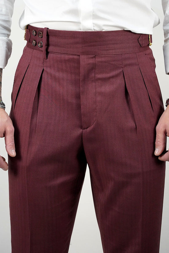 Gurkha Rubino con 4 bottoni e fibbie stringenti laterali