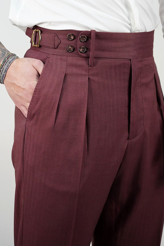 Gurkha Rubino con 4 bottoni e fibbie stringenti laterali