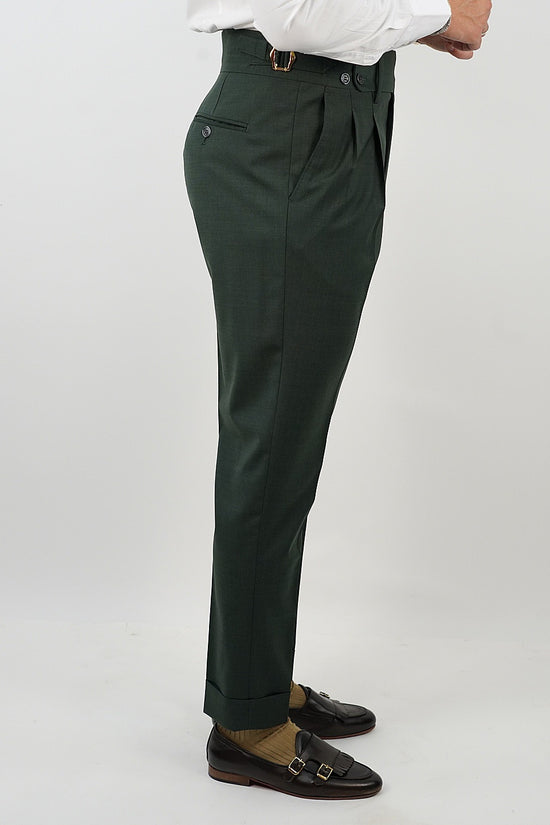 Gurkha Verde Malachite con 4 bottoni e fibbie stringenti laterali