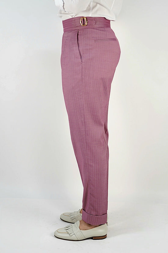 Gurkha Quarzo Rosa con 4 bottoni e fibbie stringenti laterali