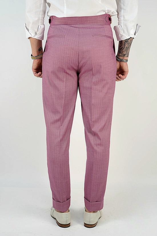 Gurkha Quarzo Rosa con 4 bottoni e fibbie stringenti laterali