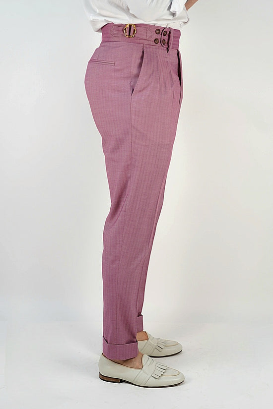 Gurkha Quarzo Rosa con 4 bottoni e fibbie stringenti laterali