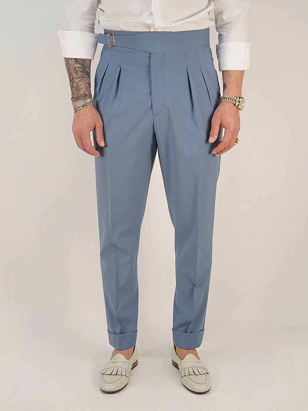 Gurkha carta da zucchero con fibbia laterale regolabile