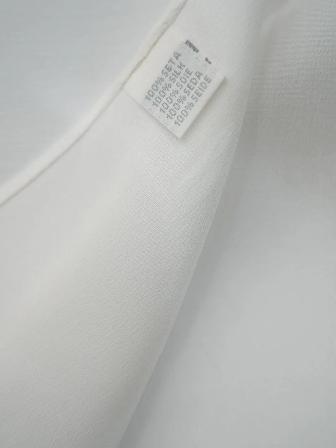 Pochette bianca in seta