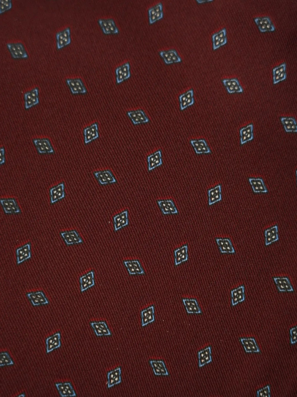 Pochette in seta fantasy bordeaux 1