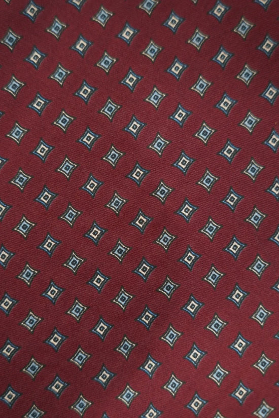 Pochette in seta fantasy bordeaux 2