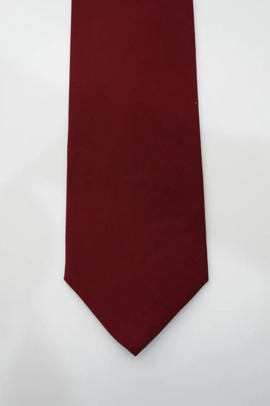 Cravatta in seta bordeaux