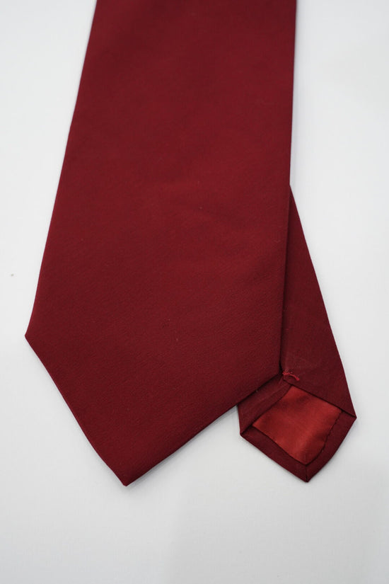 Cravatta in seta bordeaux