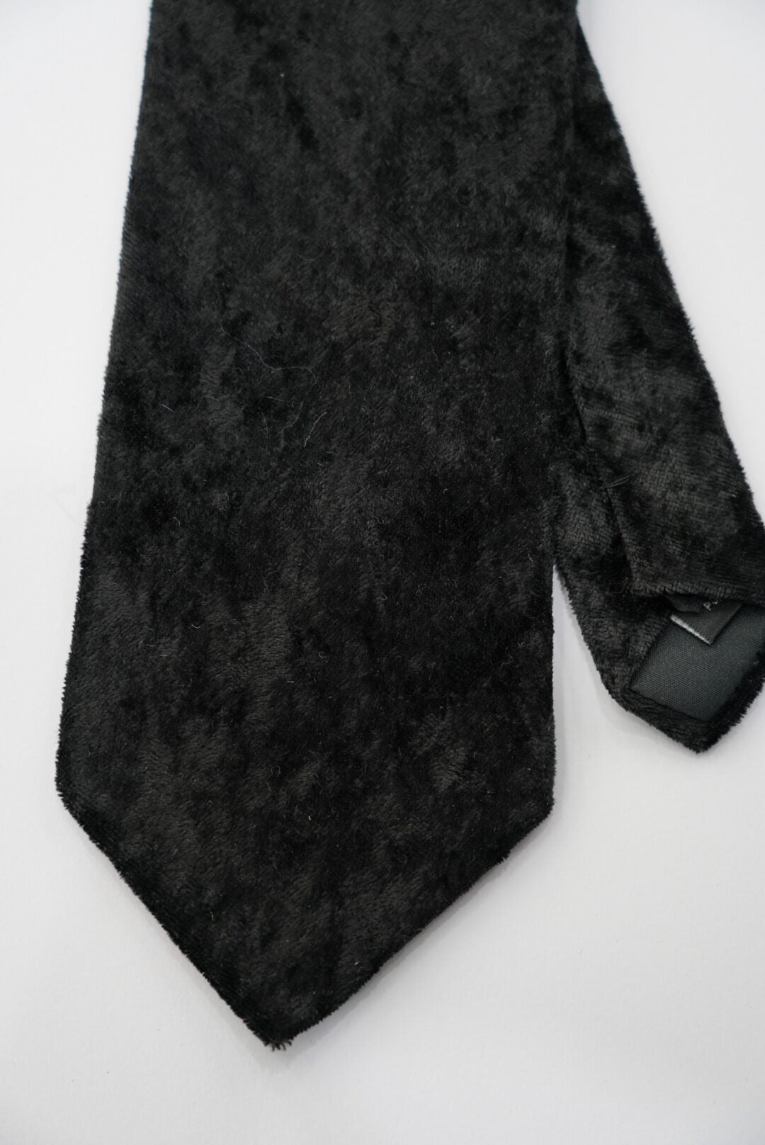 Cravatta in velluto nero