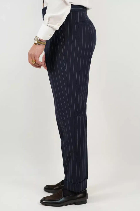 Gurkha Blu Gessato con fibbia laterale regolabile