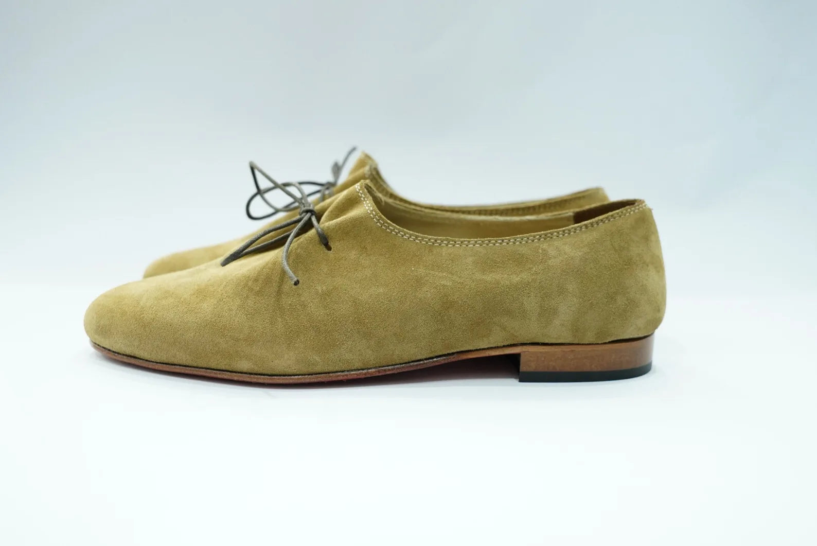 Mocassini a sacchetto in camoscio