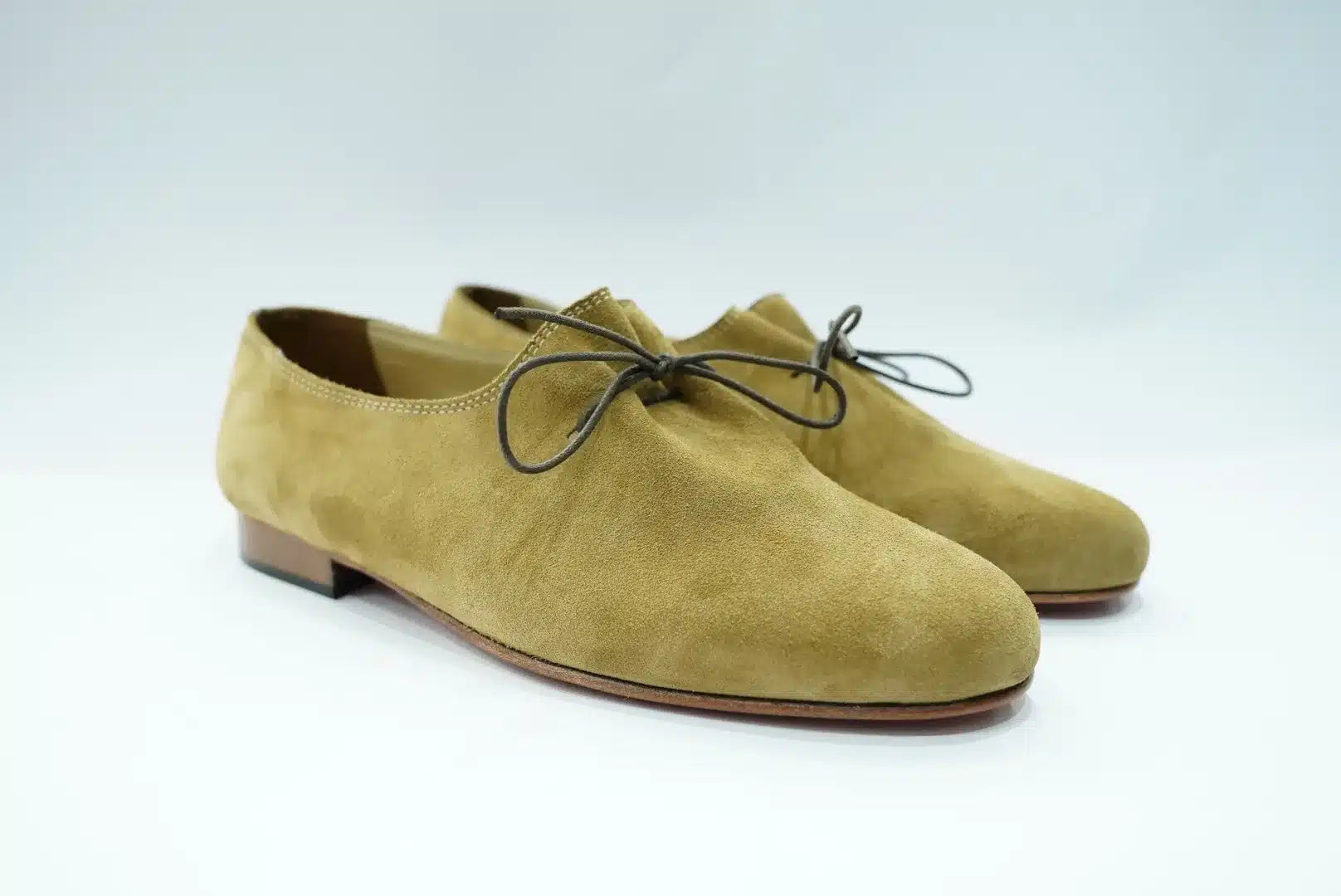 Mocassini a sacchetto in camoscio