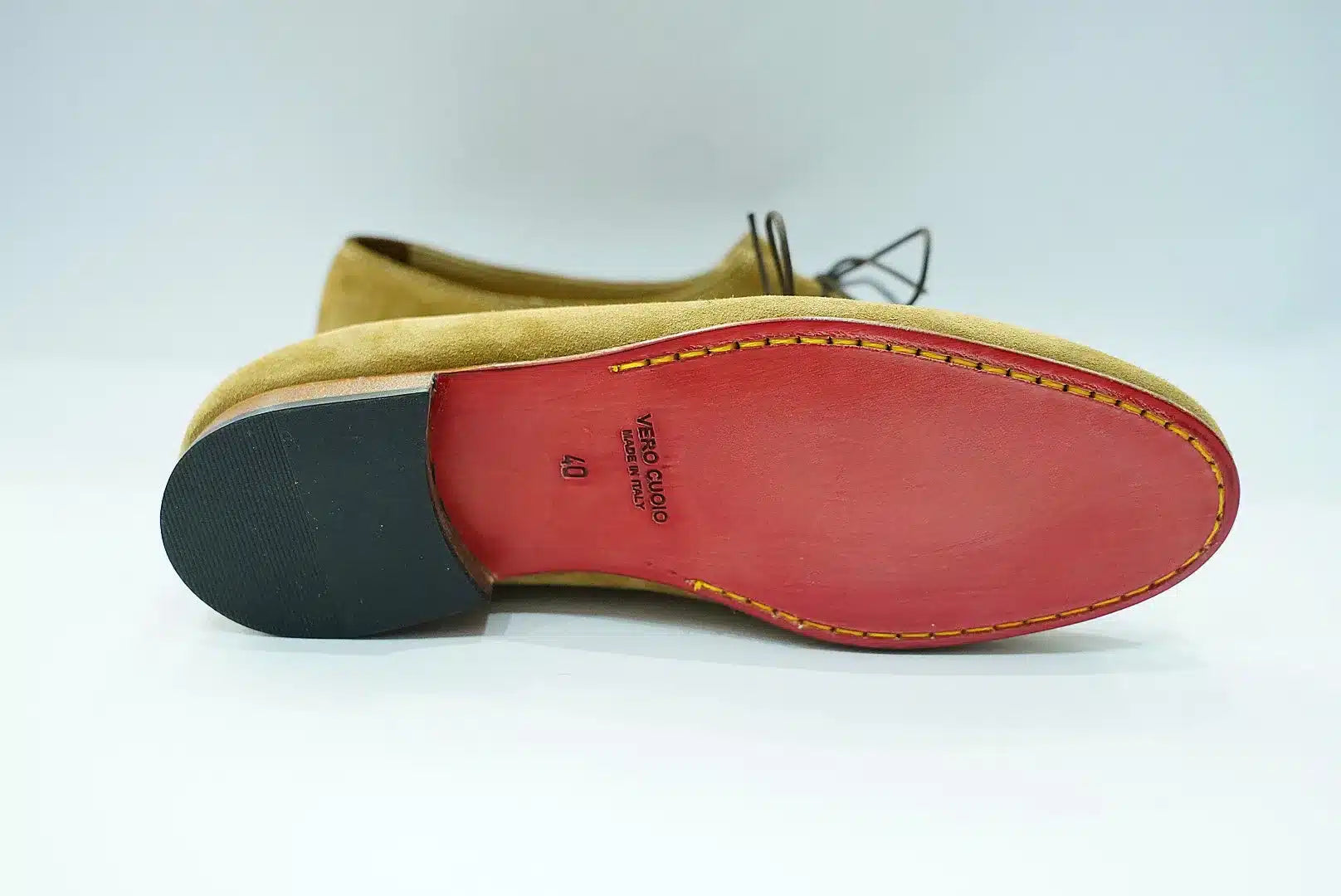 Mocassini a sacchetto in camoscio