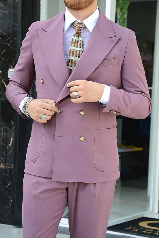 Abito Extensive Doppiopetto pantone burgundy light