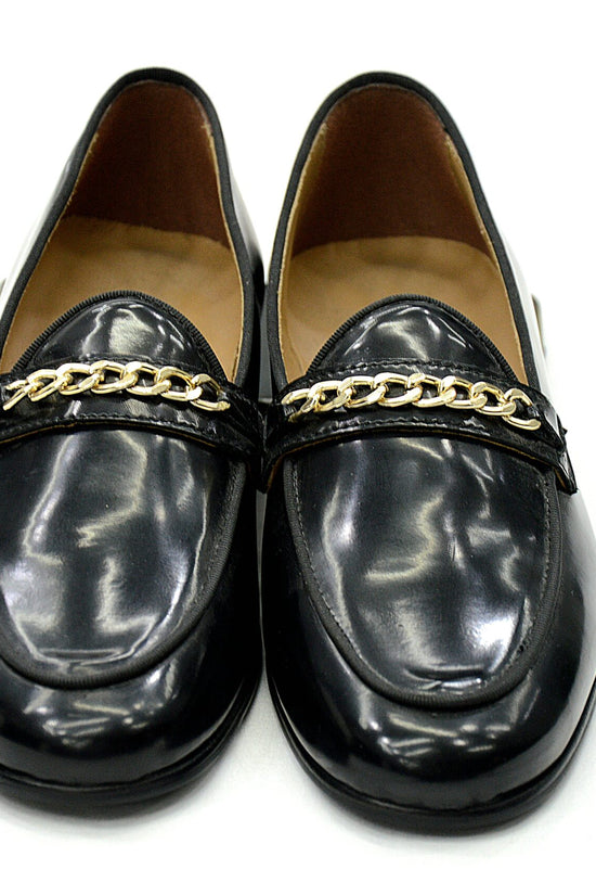 Mocassino abrasivato con catena