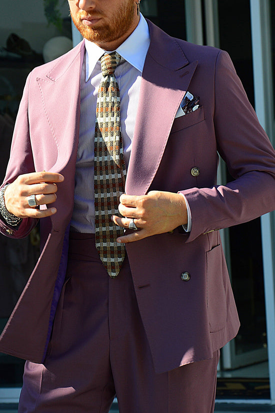 Abito Extensive Doppiopetto pantone burgundy light