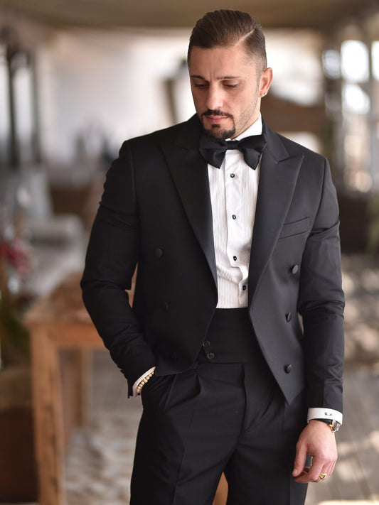 Double-breasted tuxedo