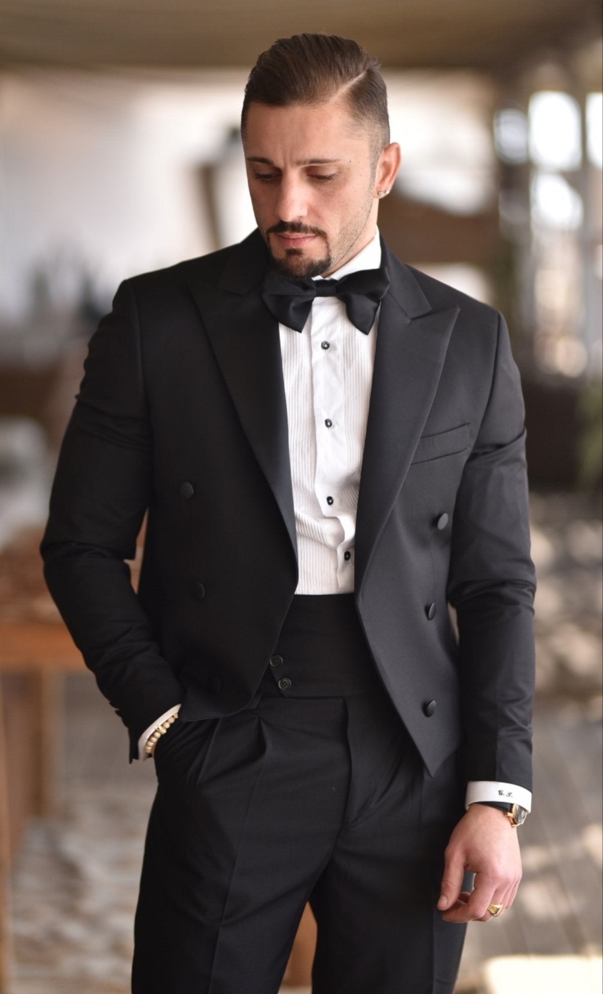 Double-breasted tuxedo