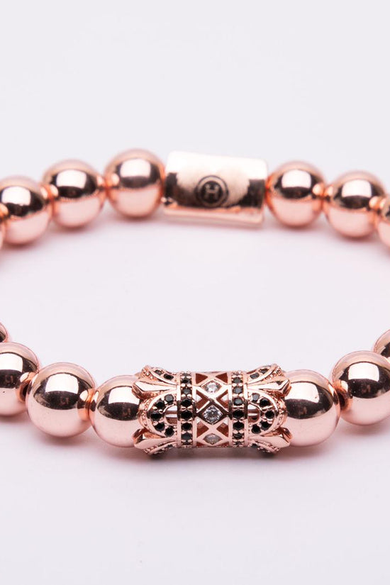 Bracciale in metallo doppia corona