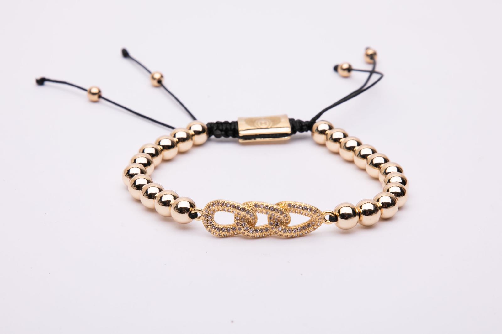 Bracciale in metallo modello infinity